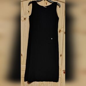 Chic Black Sleeveless Maxi Dress